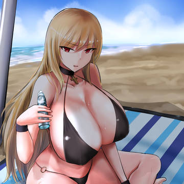 EXルーミアちゃんと海2020