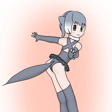 マウスで描いたコツメカワウソ