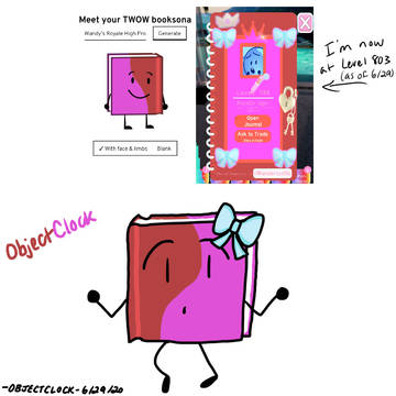 My TWOW Booksona!