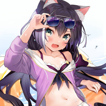 「急に水かけるんじゃないわよっ！」