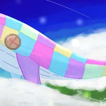 パッチワークジラ【Patchwork whale】