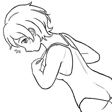 河北智恵(水着)