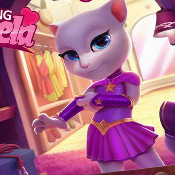 my talking angela captain cute