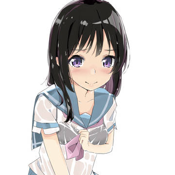 濡れてる高坂さん