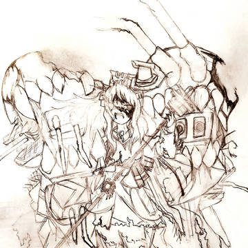 オリジナル深海棲艦｢深海北戦艦棲姫-壊｣