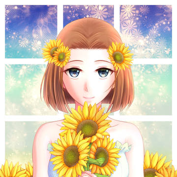 杏ちゃんと太陽の花