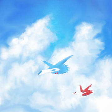 空の散歩
