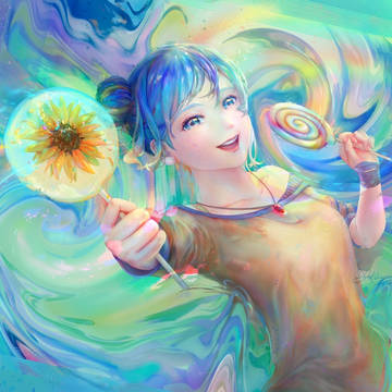 高山棒棒糖少女