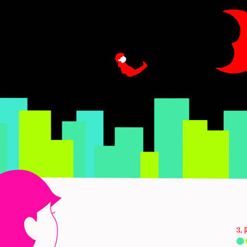 リプもらった番号の色で絵を描く
