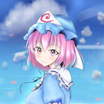 幽々子様と海
