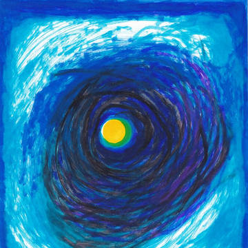 「真夏の空席」挿絵 夜景画