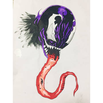 昔描いたヴェノム