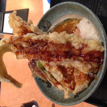 逆立ち天丼