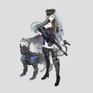 拿狙击枪的少女