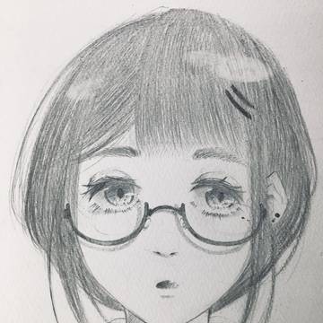 メガネの女の子