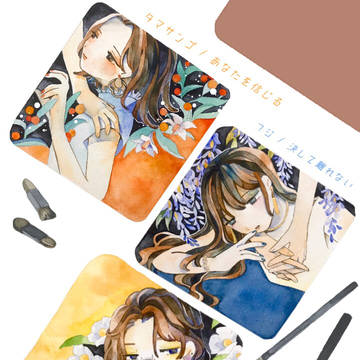 お花×アイシャドウパレット