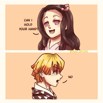 You hold my hand