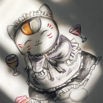 メイド服ニャンコ先生