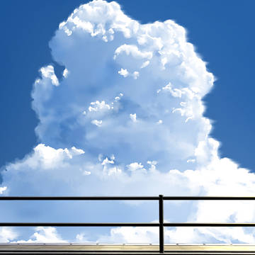 夏を仰いで