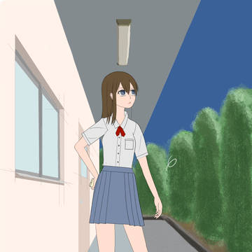 らくがき置き場0002 背景も練習しようとして挫折した