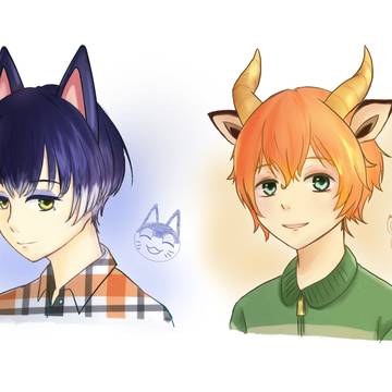 【擬人化】ビンタ＆ペーター