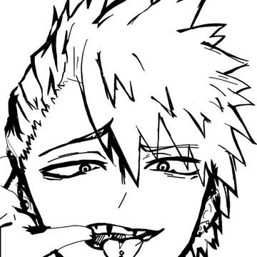 ヤンキー爆豪くん。