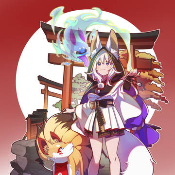 お狐様