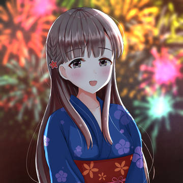 小早川紗枝 浴衣