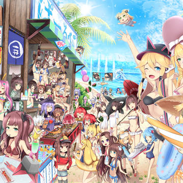 ブルーオース日本リリース100日目お祝いイラスト