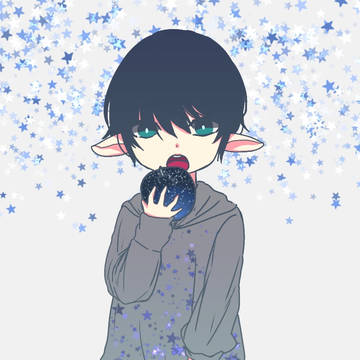 星と果物が好きな子