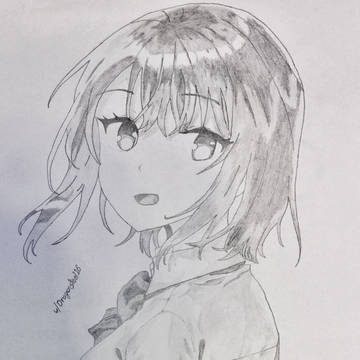 Anime girl (chartpaper)