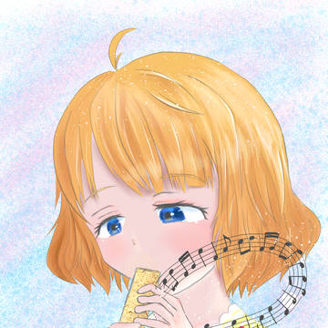 吉原殿中を奏でる桃子。