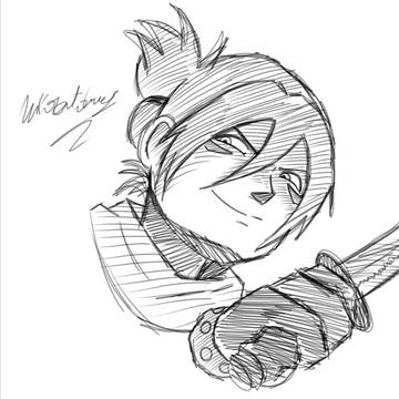 Sketch of Sonic (One Punch Man)