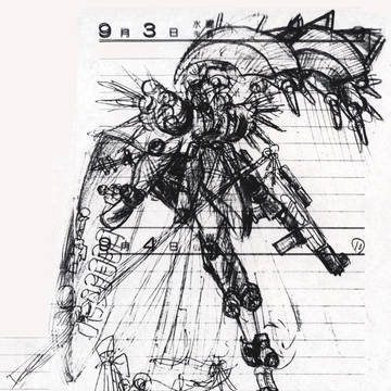 [昔のラクガキ]女性型ロボット