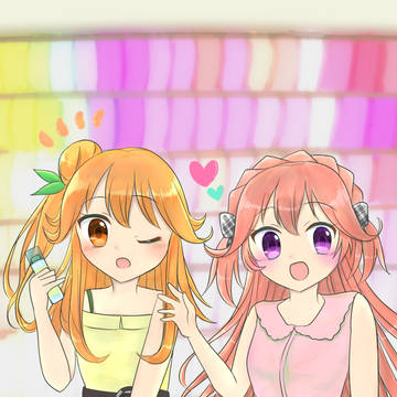 朱莉ちゃんとミカンちゃん🍊