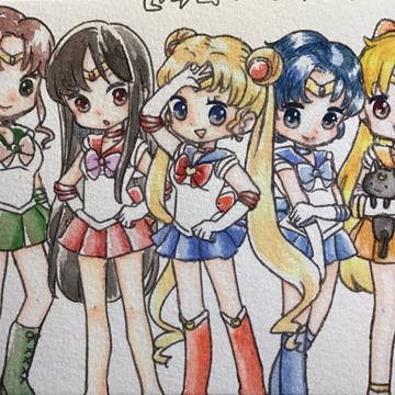 セーラームーン塗らせて頂きました