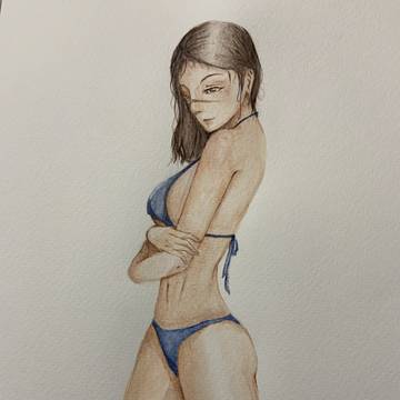 Water color practicing