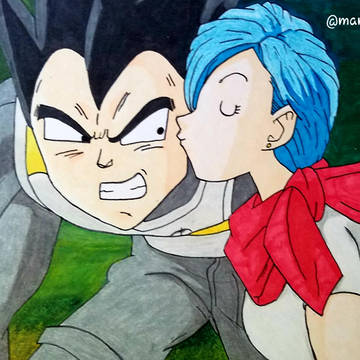 Bulma and Vegeta❤