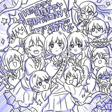 ラブライブのらくがき