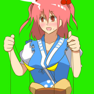 水着が欲しい欲しいとせがみまくった結果マイクロビキニを笑顔で手渡