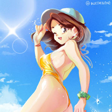 [ILLUST] Bluesona Swimsuit [OC]