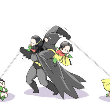 バットマン＆幼児ロビン