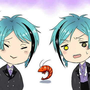 跳ね小エビちゃんとリーチ兄弟