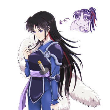 【夜叉姫】せつな髪下ろし妄想絵