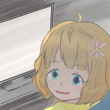 ネカフェで膝上でなんか調べる桃子。