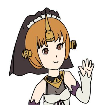 Chie dressed as Fran