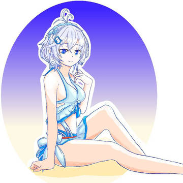 新しい水着が扇情的すぎるよシロちゃん