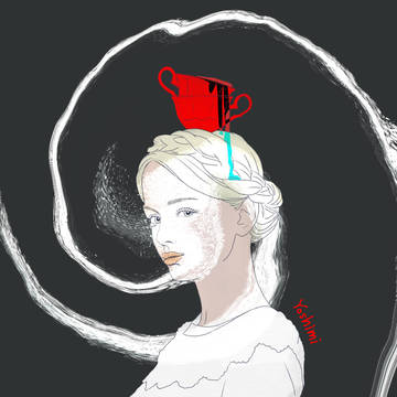 血液がコーヒーの女