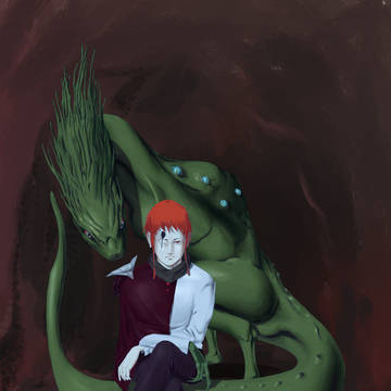 洞窟の竜