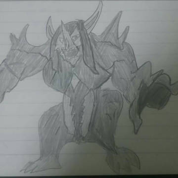 シャーペンでポケモン描いてみた　～オーロンゲ～